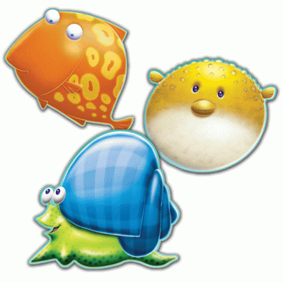 Class Deco Think Tank Blow Fish Cut-Out