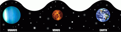 Planets Bulletin Board Trimmer