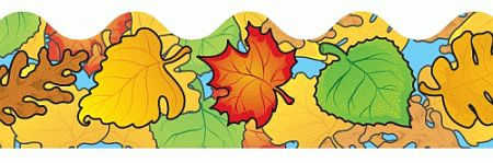 Colorful Autumn Leaves Borders - OUT OF STOCK
