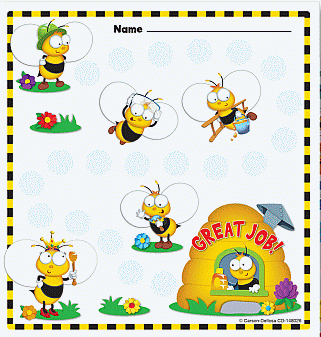 Cutest Bees Mini Chart