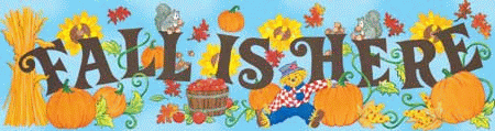 Fall is Here Harvest Banner