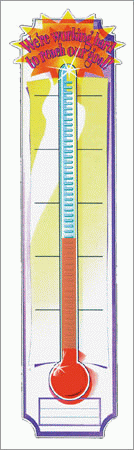 Goal Setting Thermometer Banner