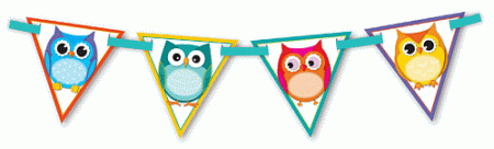 Super Cute Owl Pennant Banner