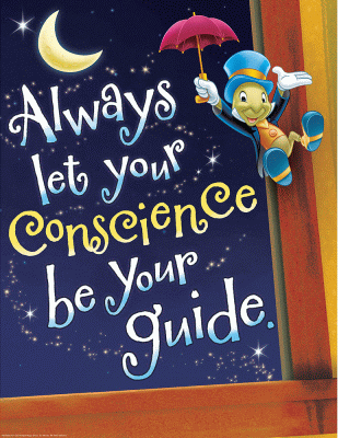 Jiminy Cricket...Conscience Poster - OUT OF STOCK