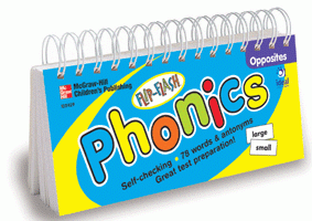 Phonics Flash Book - Opposites