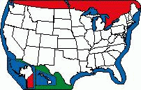 Practice Map - United States Blank