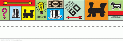 Monopoly Game Desk Name Tag