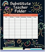 Substitute Teachers Folder - New Style