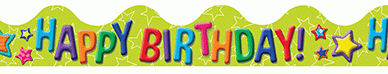 Happy Birthday Bulletin Borders