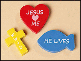 Christian Symbol Erasers