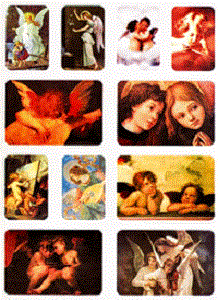 Heavenly Angels - Classic Messenger Stickers