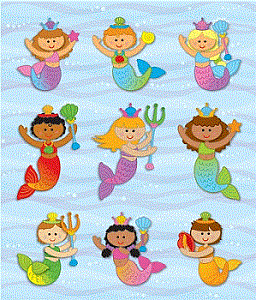 Pretty Mermaid Stickers