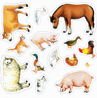 Farmyard Friends Animal Stickers