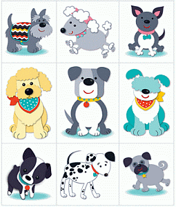 Hot Diggity Dog Stickers