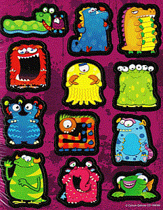 Scarry Monster Stickers