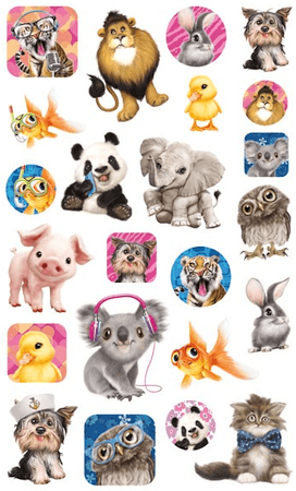 Animal Club Stickers