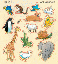 Noahs Ark Animals Bible Stickers