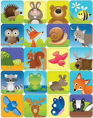 Cute Forest Animal Stickers