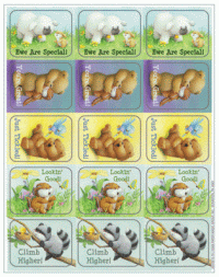 Cute Furry Critter Sticker Packs