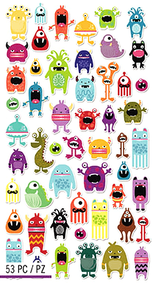Cutest Monster Stickers