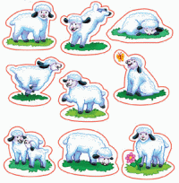 God Made Sheep Stickers
