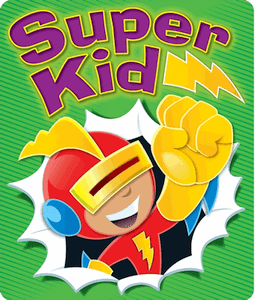 Super Kid Award Badge Stickers
