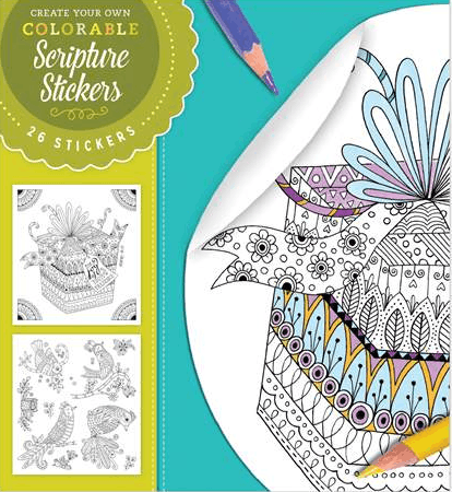 Color-Me Psalms 16-11 Bible Verse Stickers