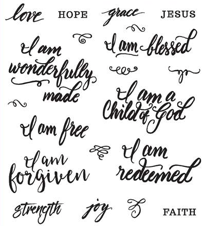 Who I Am in Christ Stickers