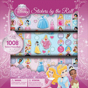 Disney Princess Stickers Rolls - Gift Boxed Set