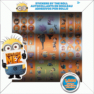 Dispicable Me 2 Stickers Rolls - Gift Boxed Set