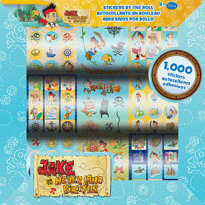 Jake and the Never Land Pirates Stickers Rolls - Gift Boxed Set