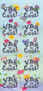 Pretty Vbs is Cool Stickers