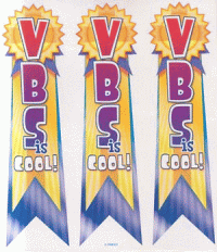 Vbs is Cool Award Ribbon Stickers