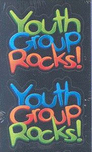 Youth Group Rocks Stickers