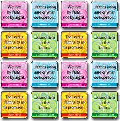 Faith Verses Stickers