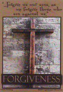 Forgiveness Cross Sticker