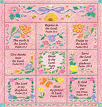 Quilt of Psalms Bible Verse Stickers