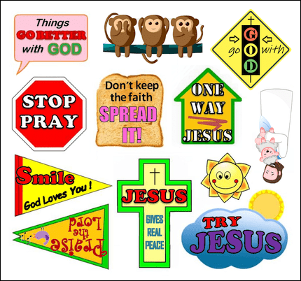 Inspirational Bible Saying Stickers