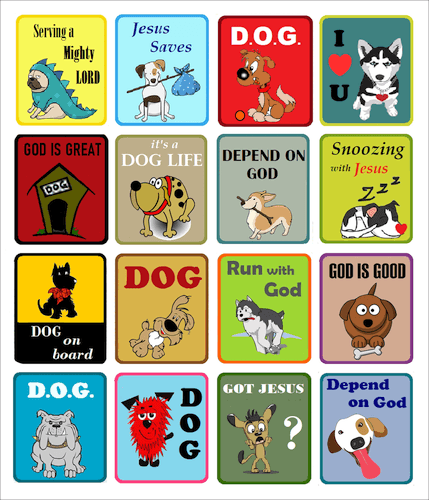 Christian D.O.G. Stickers