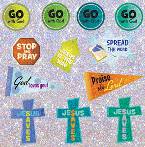 Go with God Stickers