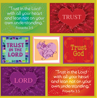 Trust God Stickers