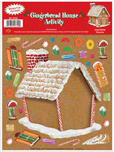 Gingerbread House Sticker Activity Kit