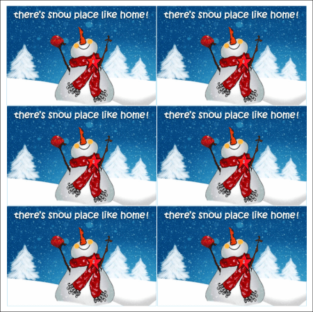 Theres Snow Place Like Home Stickers