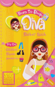 Diva Born to Shop Sticker Book