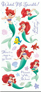 Little Mermaid Stickers - Large