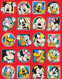 Mickey & Friends Smile Face Stickers