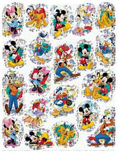 Mickey Mouse Sparkle Stickers