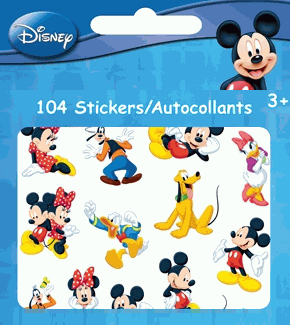 Mickey Mouse Themed Stickers