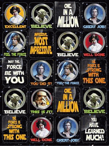 Popular Sayings Star Wars Stickers