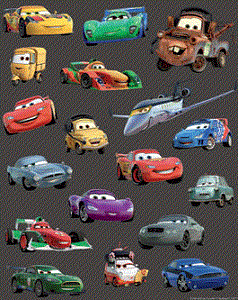 Cars Movie Theme Stickers